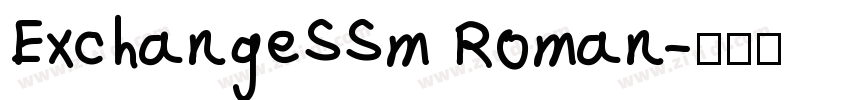 ExchangeSSm Roman字体转换 ExchangeSSm Roman字体转换